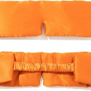 Playboy Silk Eye Mask for Comfortable Sleeping Eye Mask for Men and Women Rust